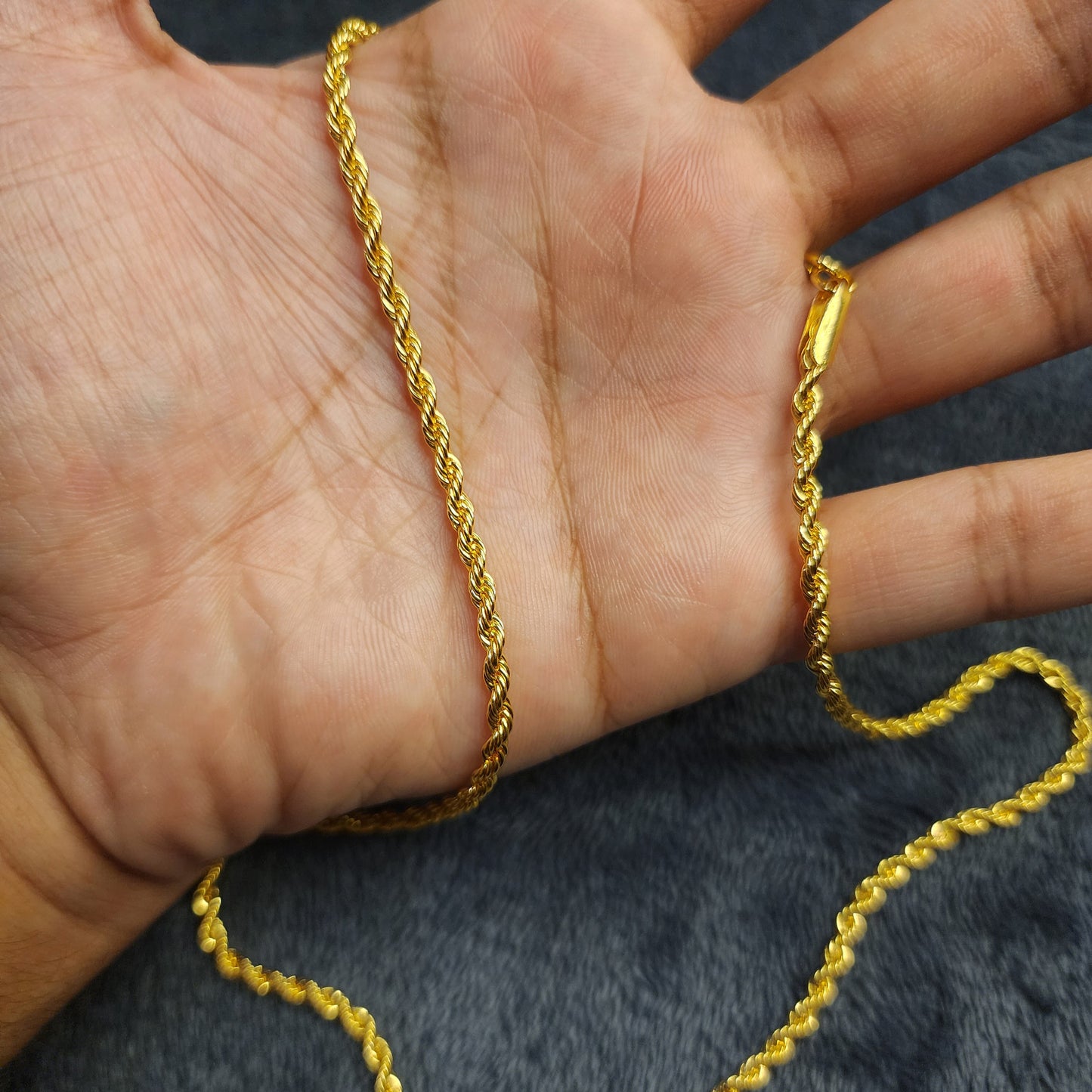 Premium Stainless Steel Rope Chain – Men & Women