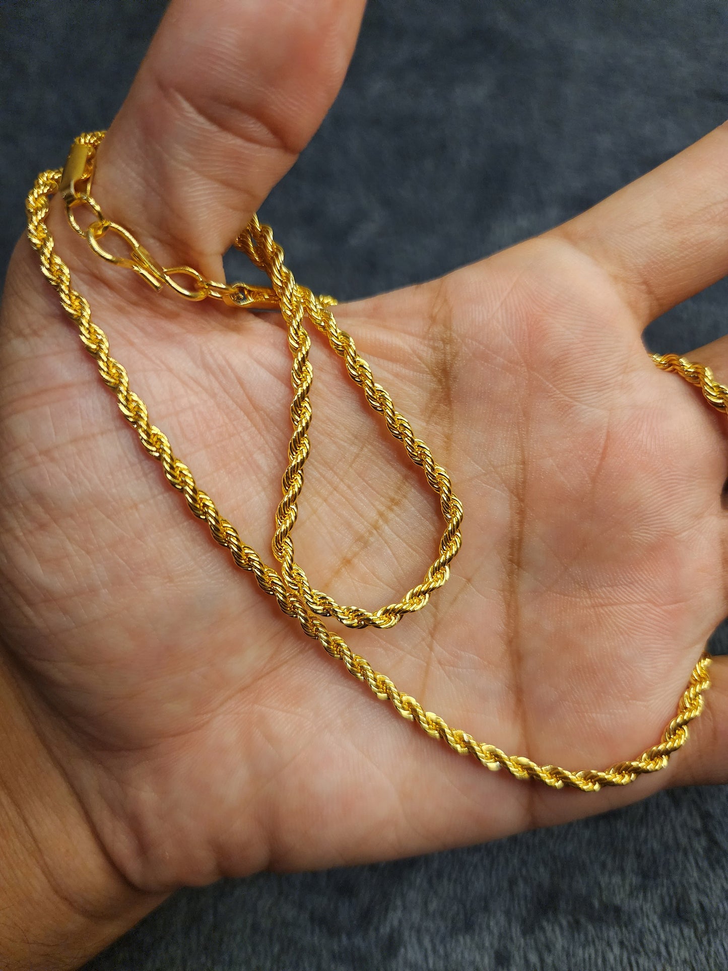 Premium Stainless Steel Rope Chain – Men & Women