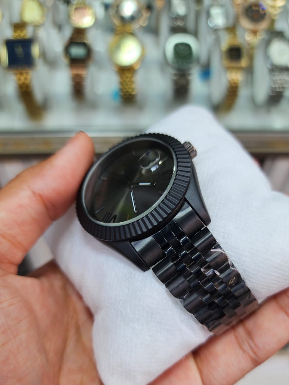 Rolex Date Black Aura