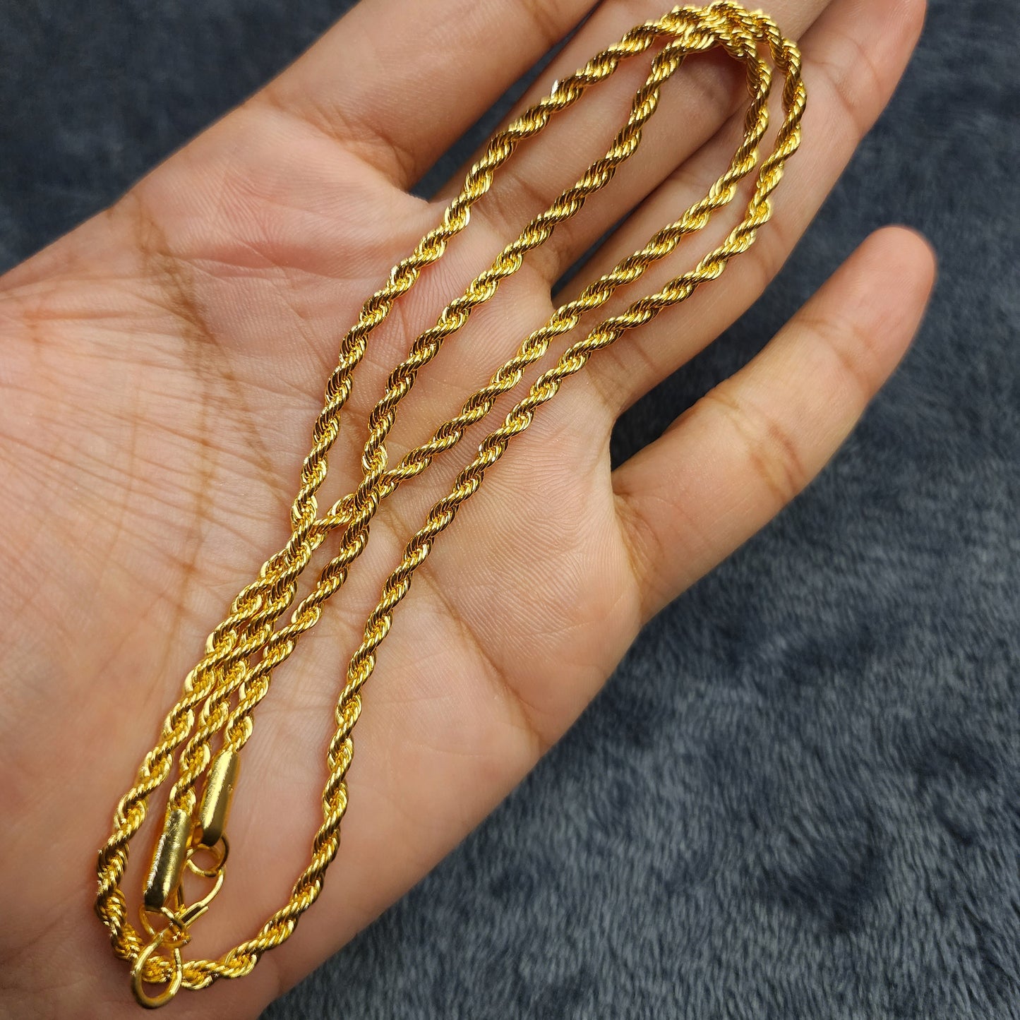 Premium Stainless Steel Rope Chain – Men & Women